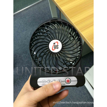 2015 Newest Rechargeable USB Lithium Battery Mini Protable Fan